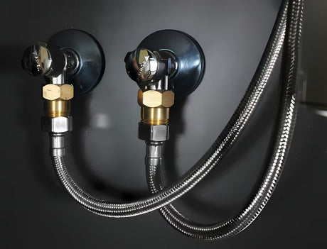 Kromirana senzorska stoječa armatura za umivalnik Weltservis Donner s infracrvenim aktiviranjem