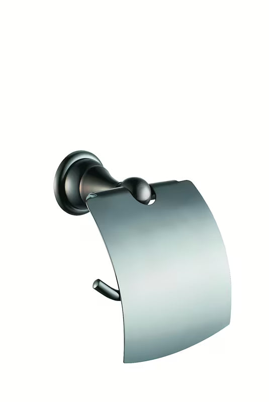 Stenski mesingani držalo za toaletni papir WF Industrial u završnoj obradi dark-metal