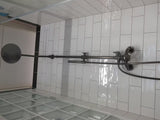 Tušni sistem WF Industrial v obdelavi oljno brušen bron z nadglavno prho 20 cm